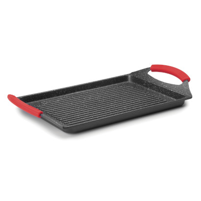 Grooved griddle griddle Eco-Piedra