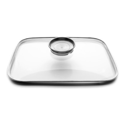 Glass lid for roaster