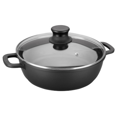 Forte low casserole with glass lid