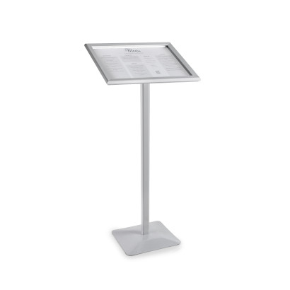 Aluminium lectern + menu holder