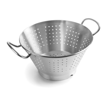 Conical colander with base