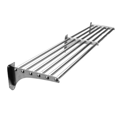 Tubular shelving Inox