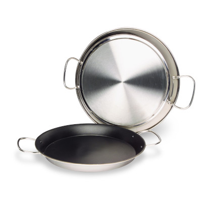 Valencian paella pan with non-stick coating