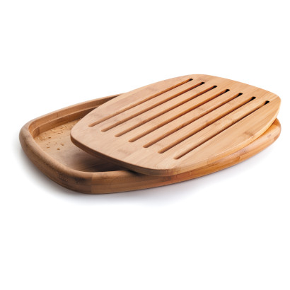 Oval bread cutting board