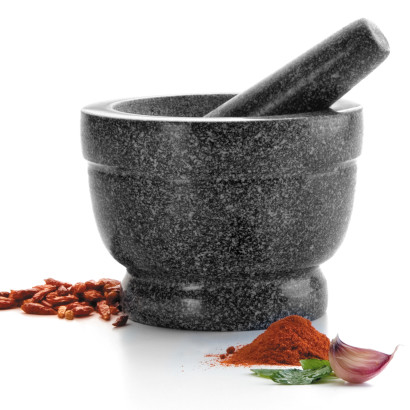 Granit granite mortar and pestle