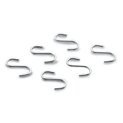 Set of 6 hooks for bar hanger