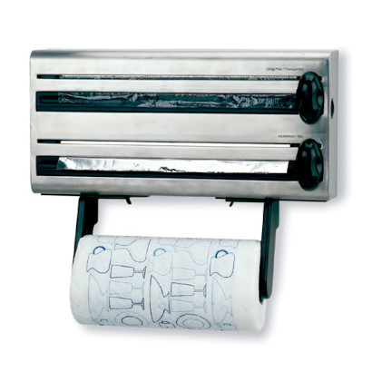 Wall-mounted kitchen roll holder