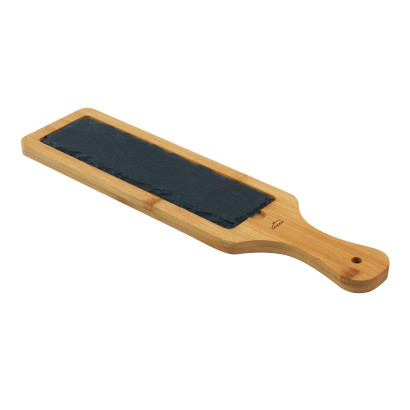 Slim slate & bamboo board