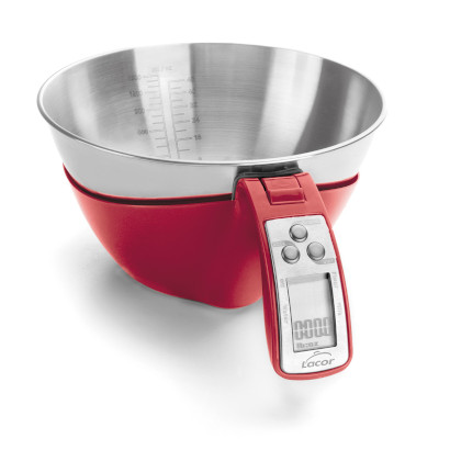 Digital scale with removable bowl