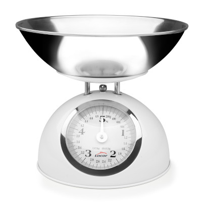 Mechanical scale Retro White