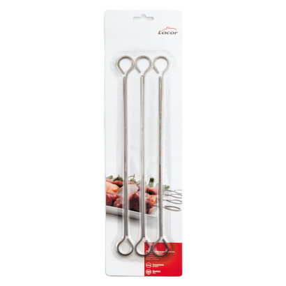 Set 6 pinchos morunos Inox