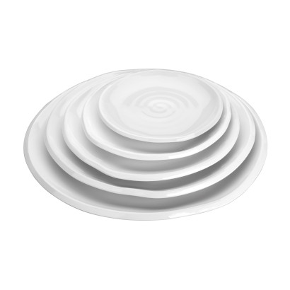 Classic round corrugated plate