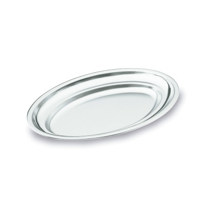 Fuente oval pulido satinado Inox