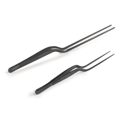 Precision tweezers TITAN BLACK