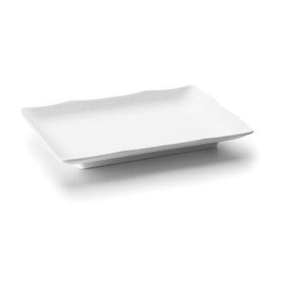 White Rectangular serving platter White