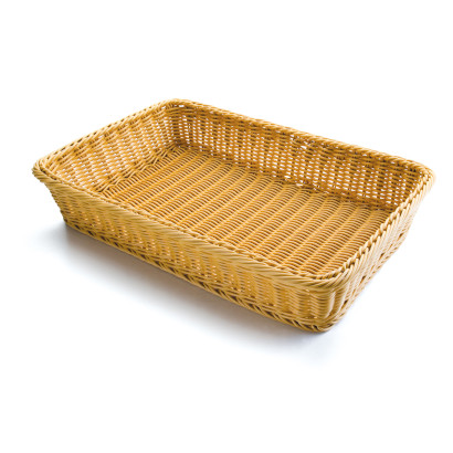 Rustic square bread basket