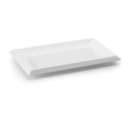 Bandeja rectangular Angle White Classic