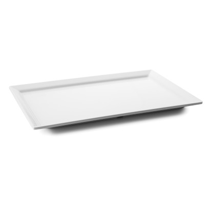 Bandeja rectangular Edge White Classic