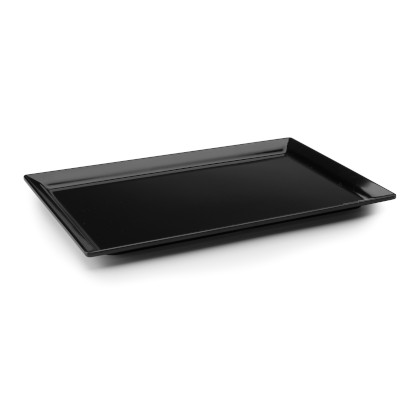 Bandeja rectangular Edge Black Classic