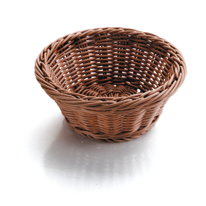 Rustic round bread basket