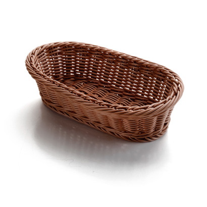 Rustic oval bread basket