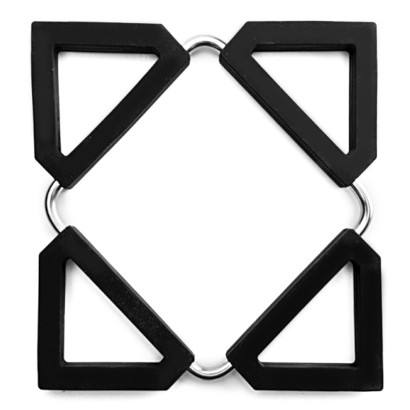 Silicone trivet Black