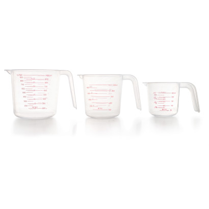 Set of 3 measuring jugs