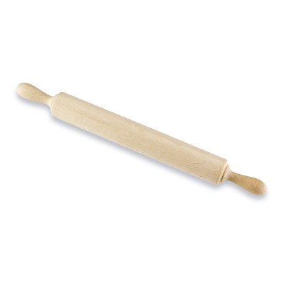 Beech rolling pin with handle