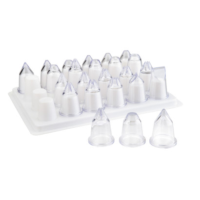 Set 24 acrylic nozzles