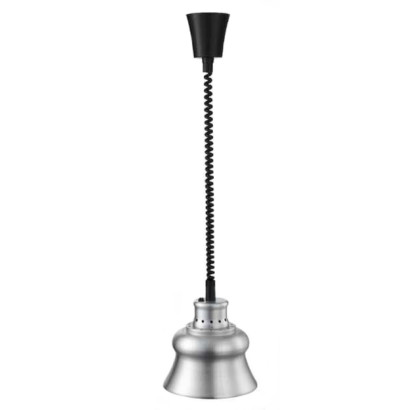 Heating lamp with extendable bell type cable