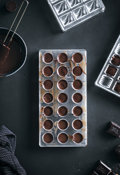 Moulds for chocolates