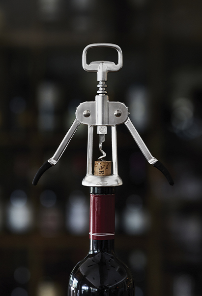 Corkscrew and bottle opener